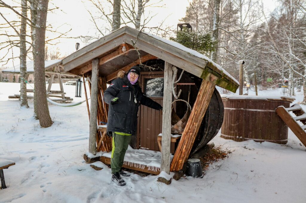 Rantapirtin tynnyrisauna