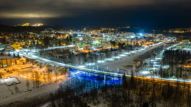 Ilmakuva Jämsän keskustasta