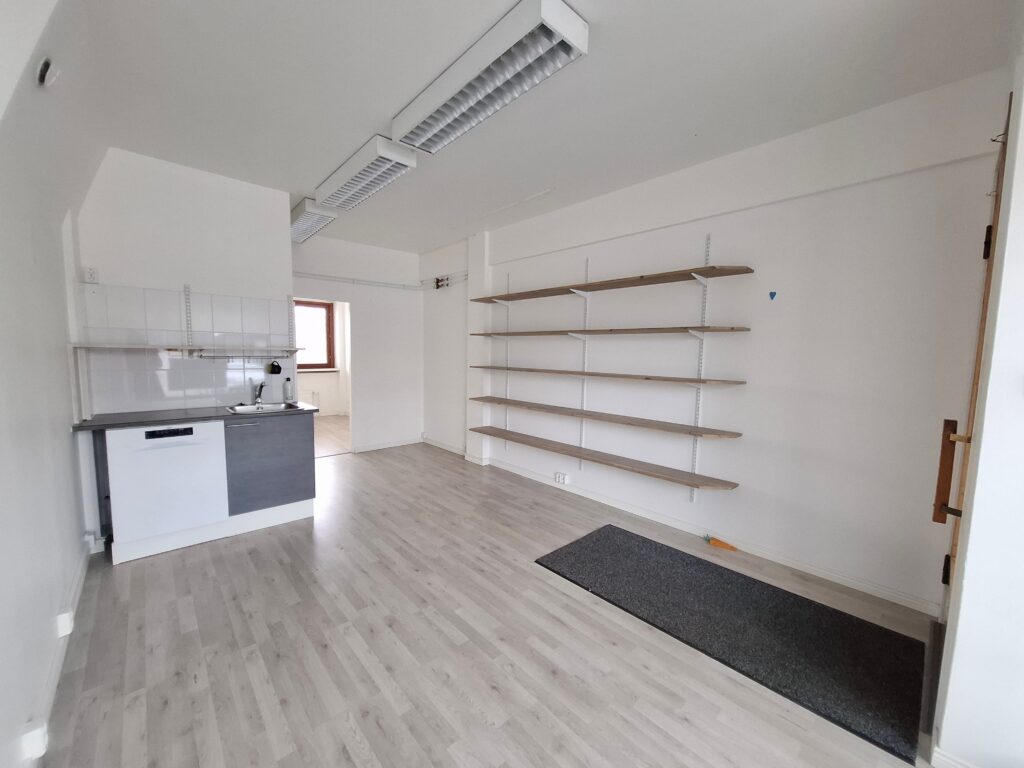 Liiketilan sisätilaa.